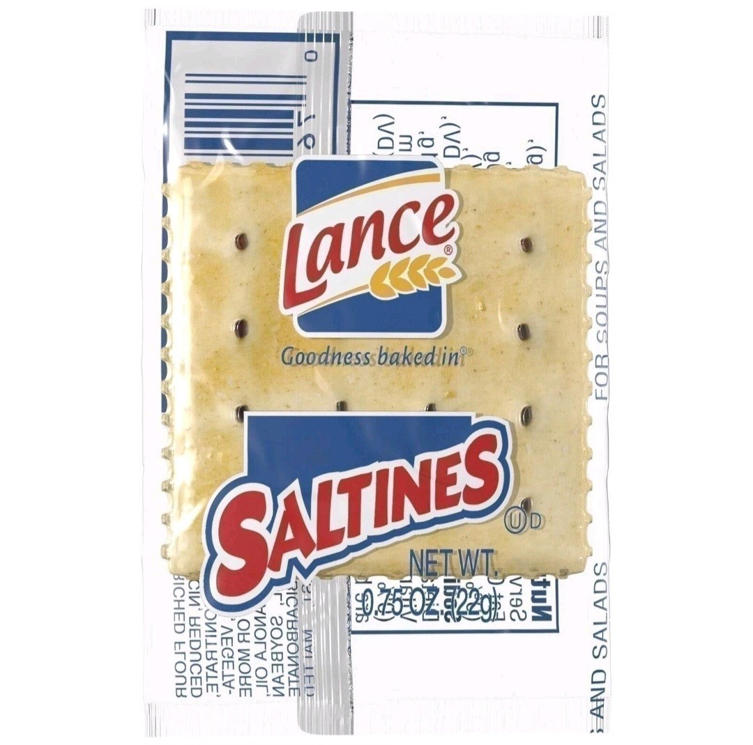 Lance Saltines Crackers, Single Serve Packs, 500 Count