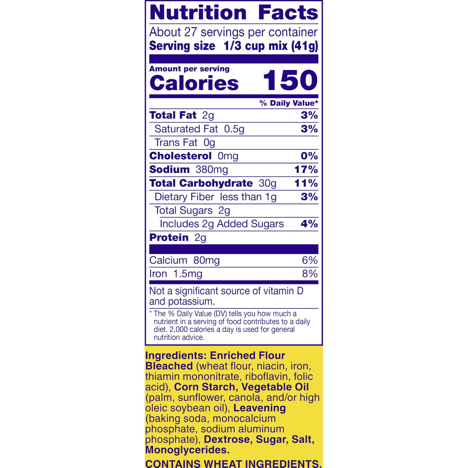 Betty Crocker Bisquick Pancake and Baking Mix, Original, Makes About 60
