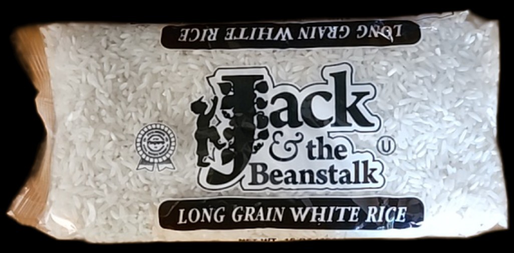 5 BAGS JACK & THE BEANSTALK LONG GRAIN WHITE RICE 16 OZ EACH FREE SHIPPING USA
