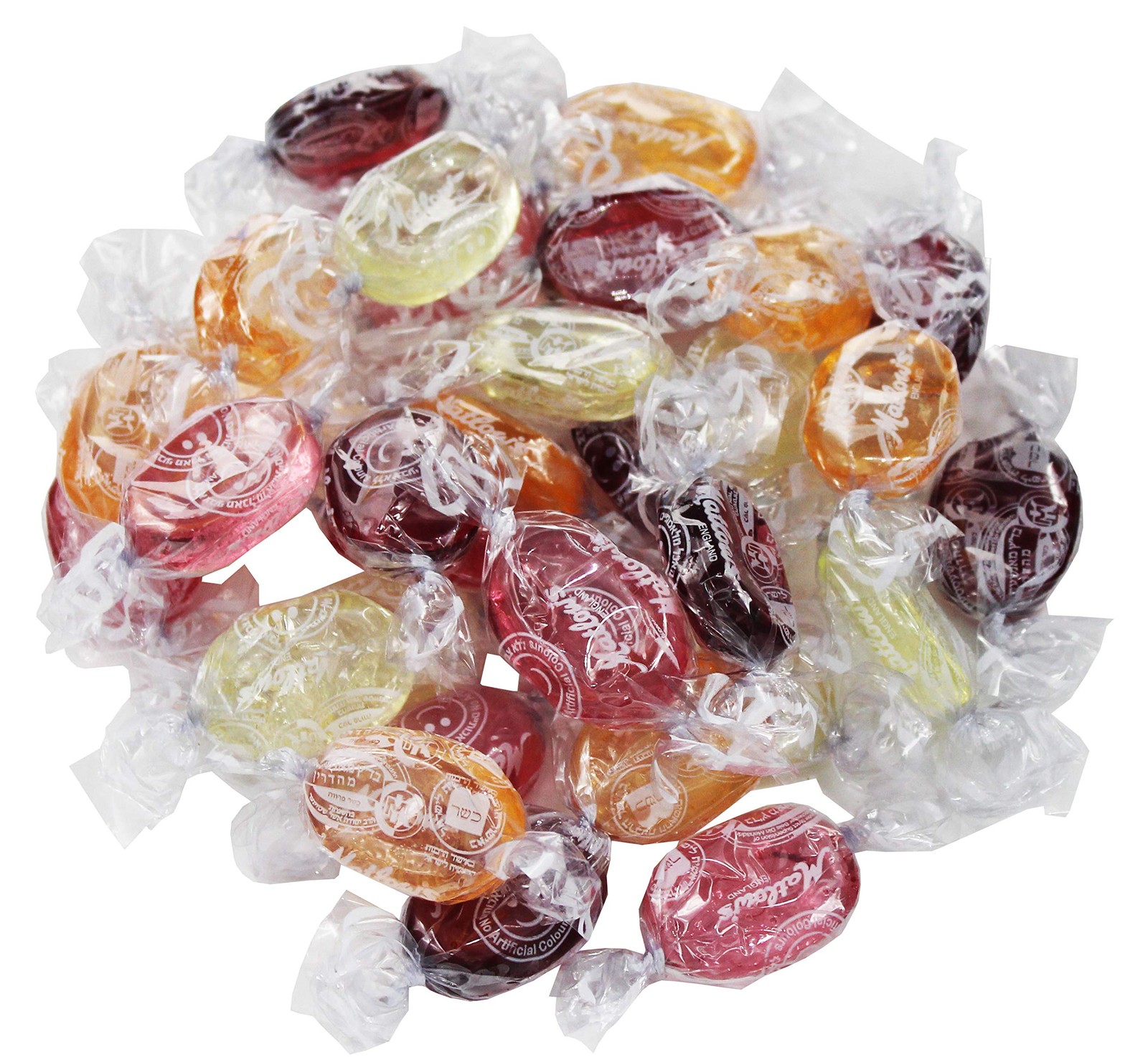 Assorted Fruit Hard Candy Kosher 5.5lb – Approx. 60 Pieces for Sweet Treats