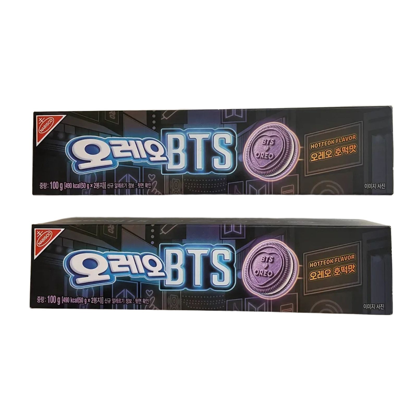 OREO x BTS Limited Edition Korea Hotteok Flavor Cookies 100g x 2 Packs