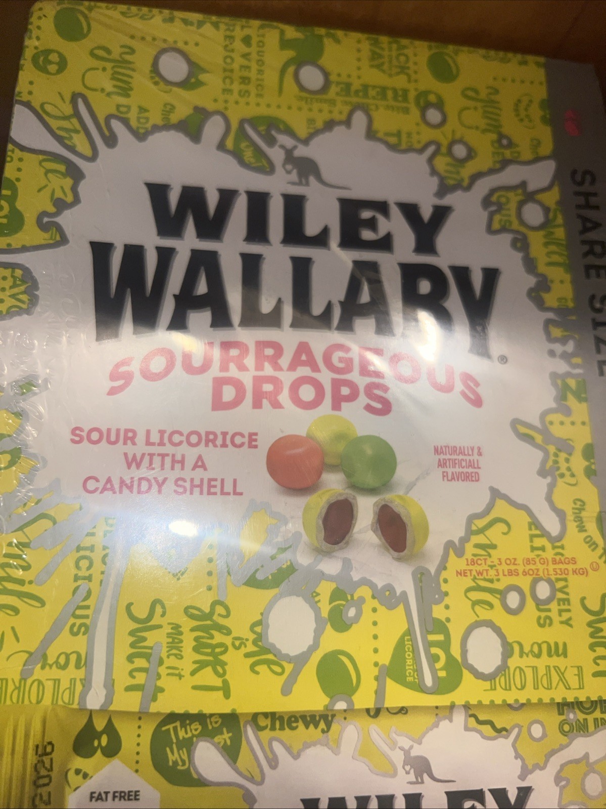 Wiley Wallaby Outrageous Drops 18 3 Oz Packs 2/1/2026