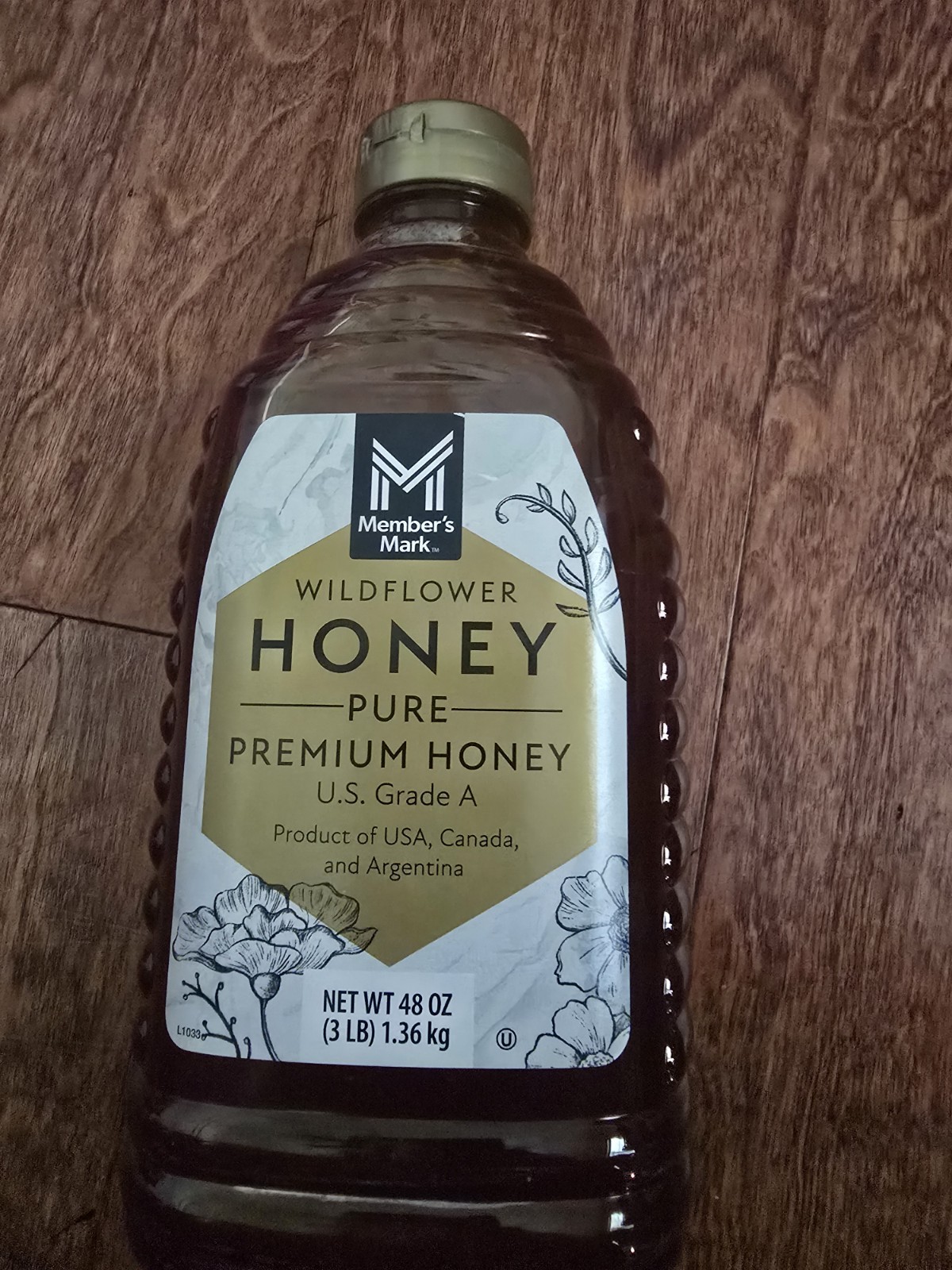 Member’s Mark Wildflower Pure Premium Honey, 48 oz Squeeze Bottle