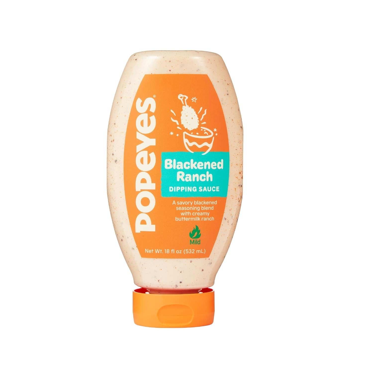 Popeyes Blackened Ranch Dipping Sauce 18oz – 1 bottle (other flavor also listed)