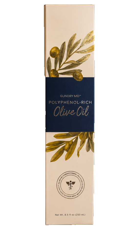 Gundry MD Polyphenol Rich olive oil 8.5 fl oz Extra Virgin Cold Pressed