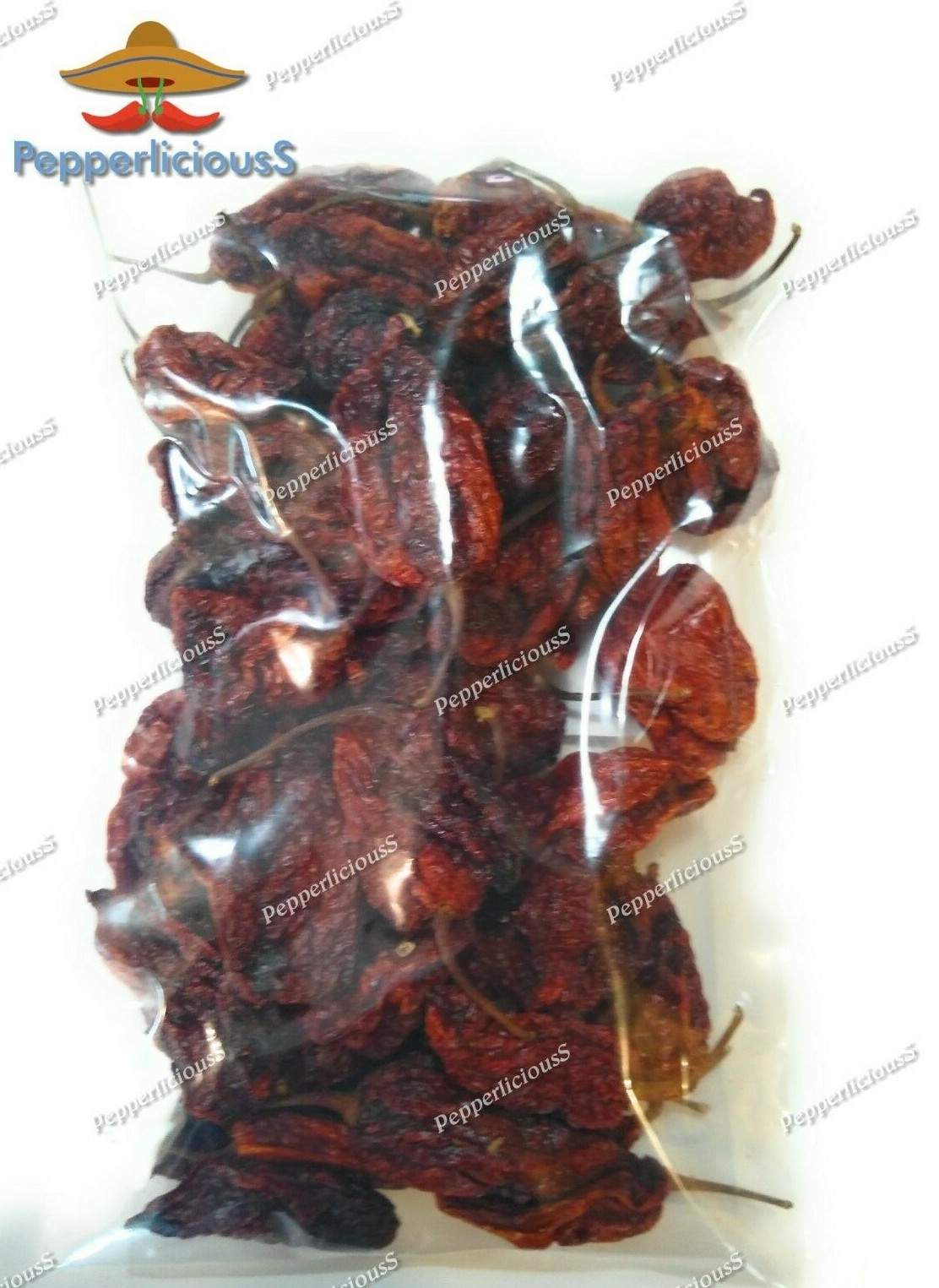 50 PODS GHOST – 2007 Guinness Worlds Hottest – Whole Dried Chile Pepper Pods