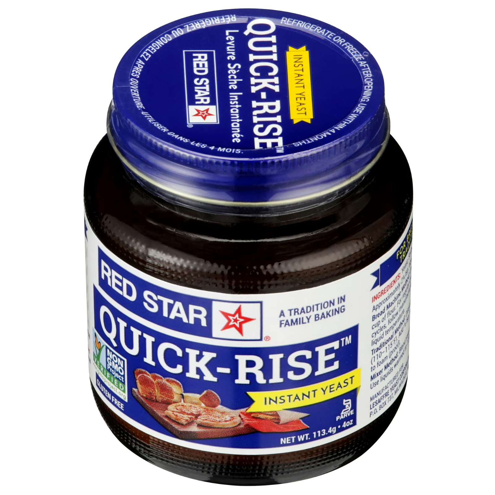Red Star Quick-Rise Instant Yeasts, 4 oz…