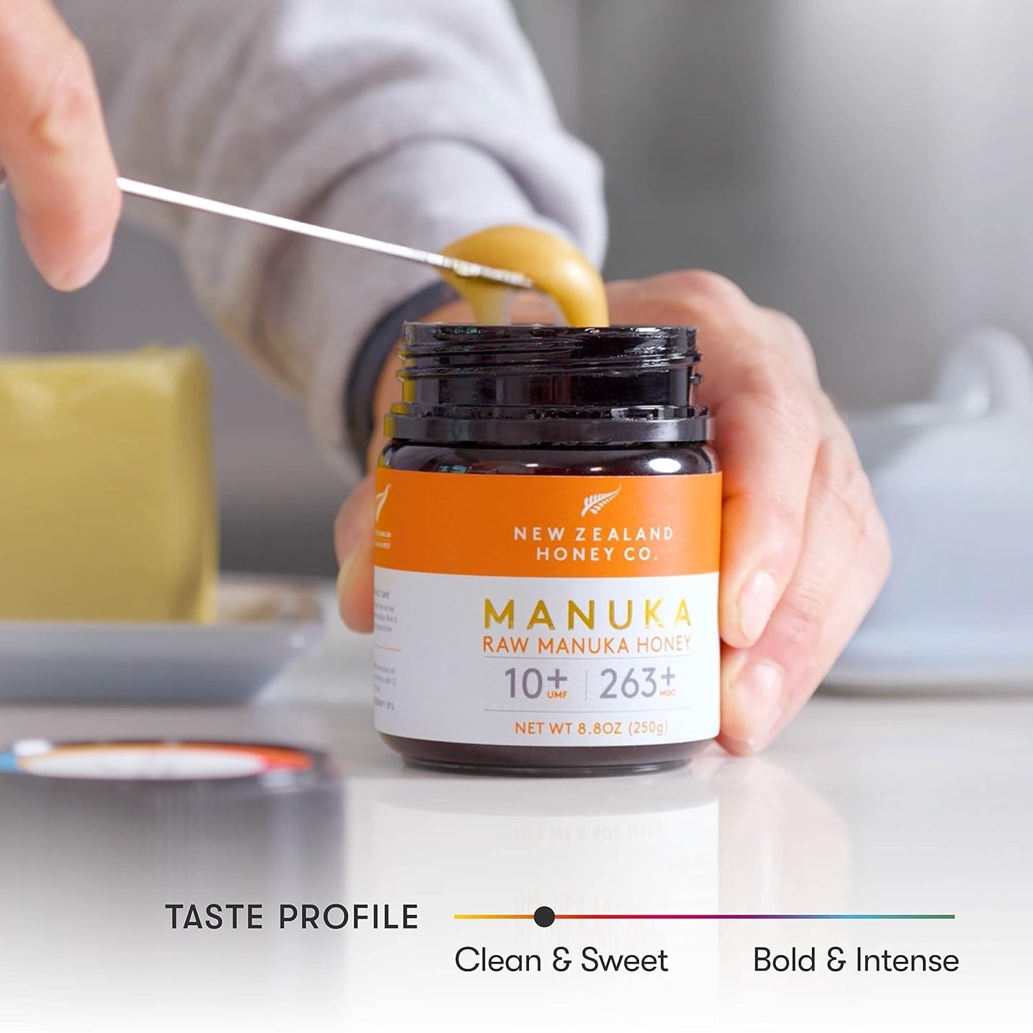 New Zealand Honey Co. Raw Manuka Honey UMF 10+ | MGO 263+ | UMF Certified Monofl