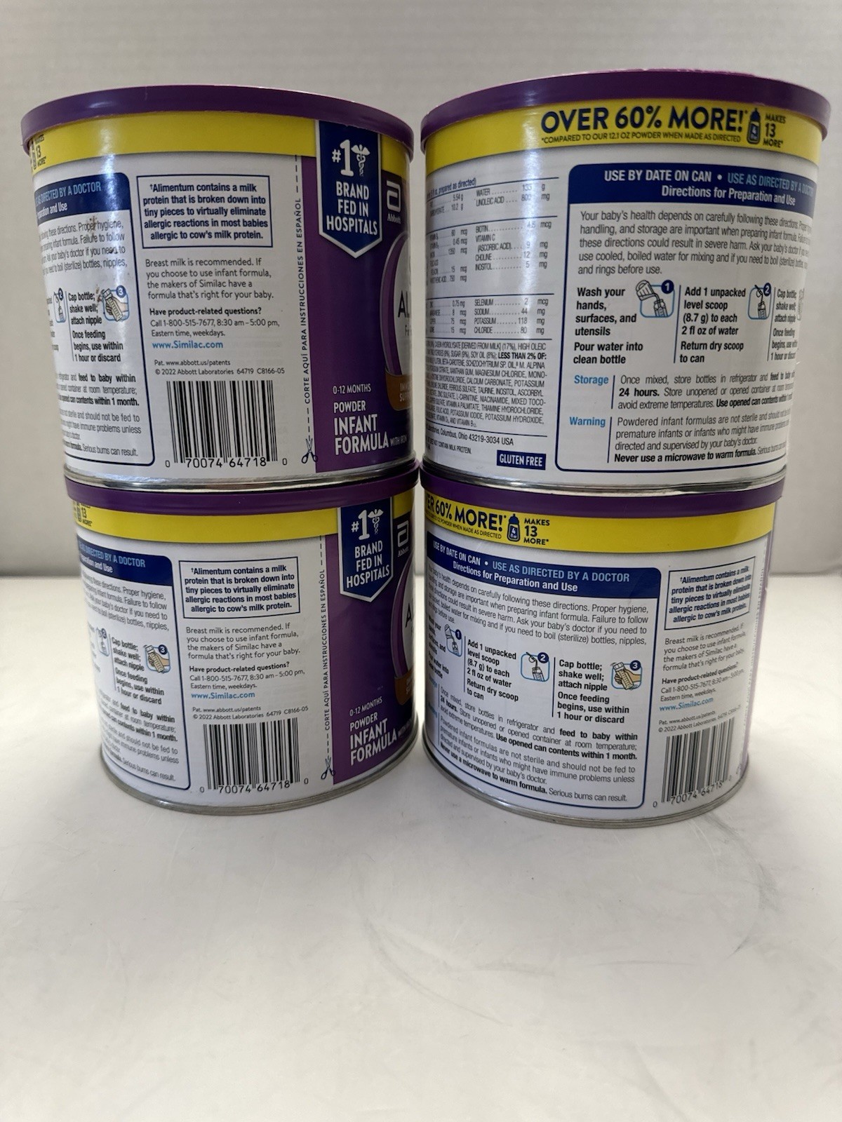 Similac Alimentum 19.8oz Lot Of 4 Exp. May 2027 Or Later
