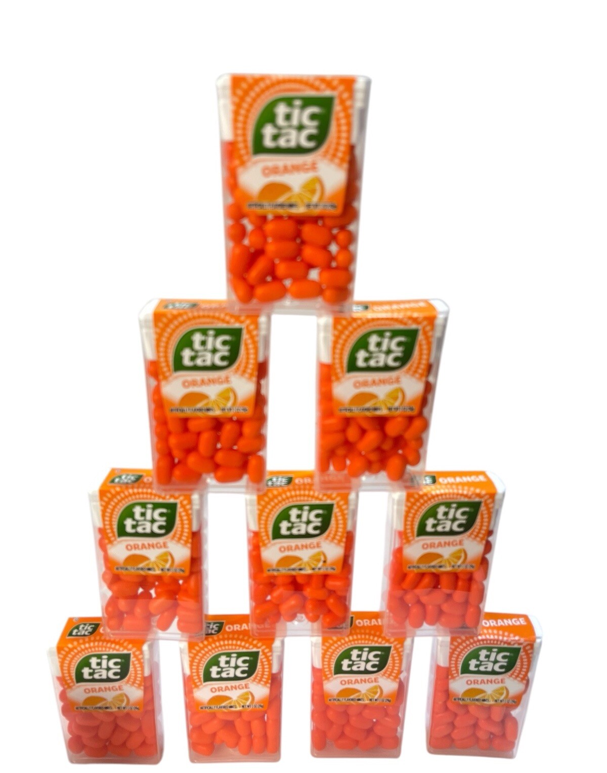 Lot of 14 Tic Tac Orange, Mint & Fruity Flavored Fresh Stock NEW