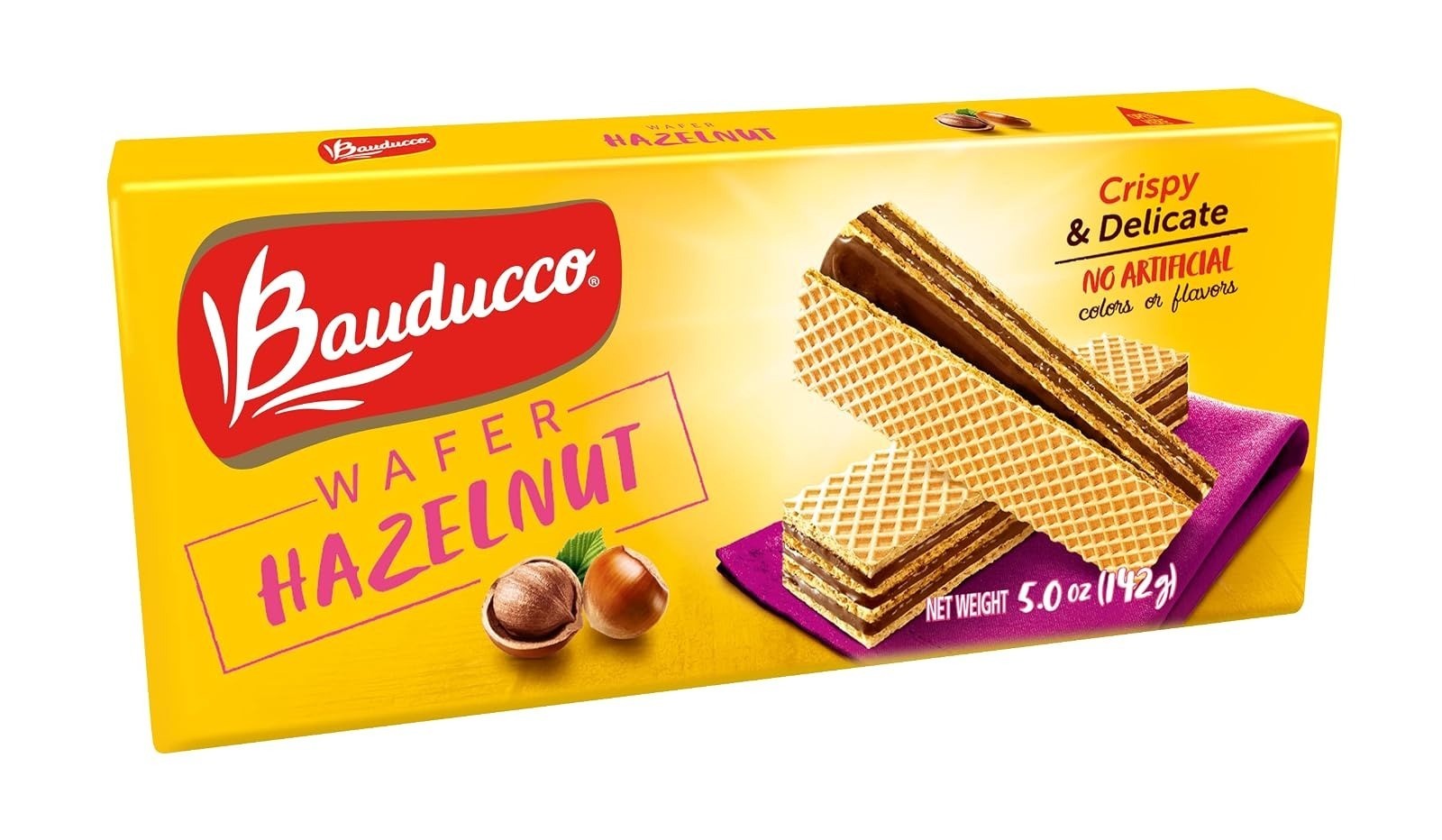 Bauducco Chocolate Wafers – Crispy Wafer Cookies – 5 oz