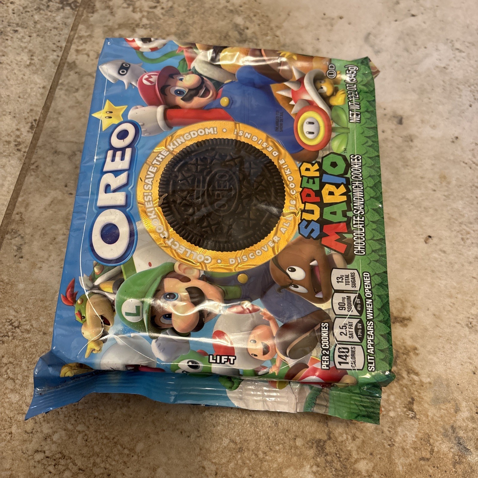 Oreo Limited Edition SUPER MARIO Sandwich Cookies 12.2oz (345g) NEW SEALED