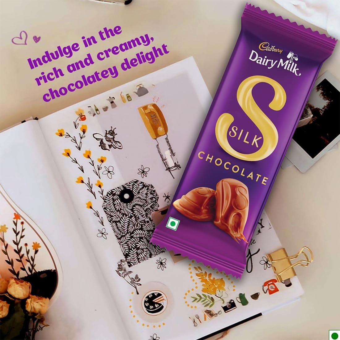 Cadbury Dairy Milk Silk Chocolate Bar,144 Grams | Pack of 5