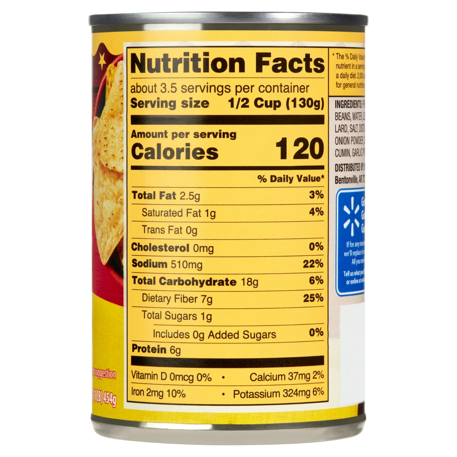 (6 pack) Great Value Traditional Refried Beans, 16 oz…
