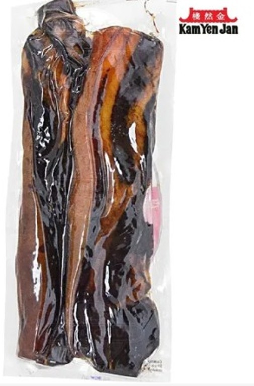 Chinese Style Bacon Cured Pork (Product of USA) Kam Yen Jan 五花腸肉 12 oz./ Pack