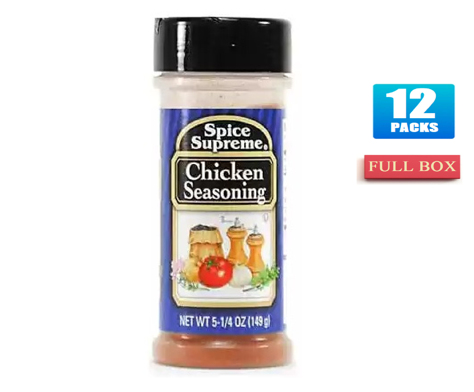 12x Packs Spice Supreme Chicken Seasoning – 5.25oz