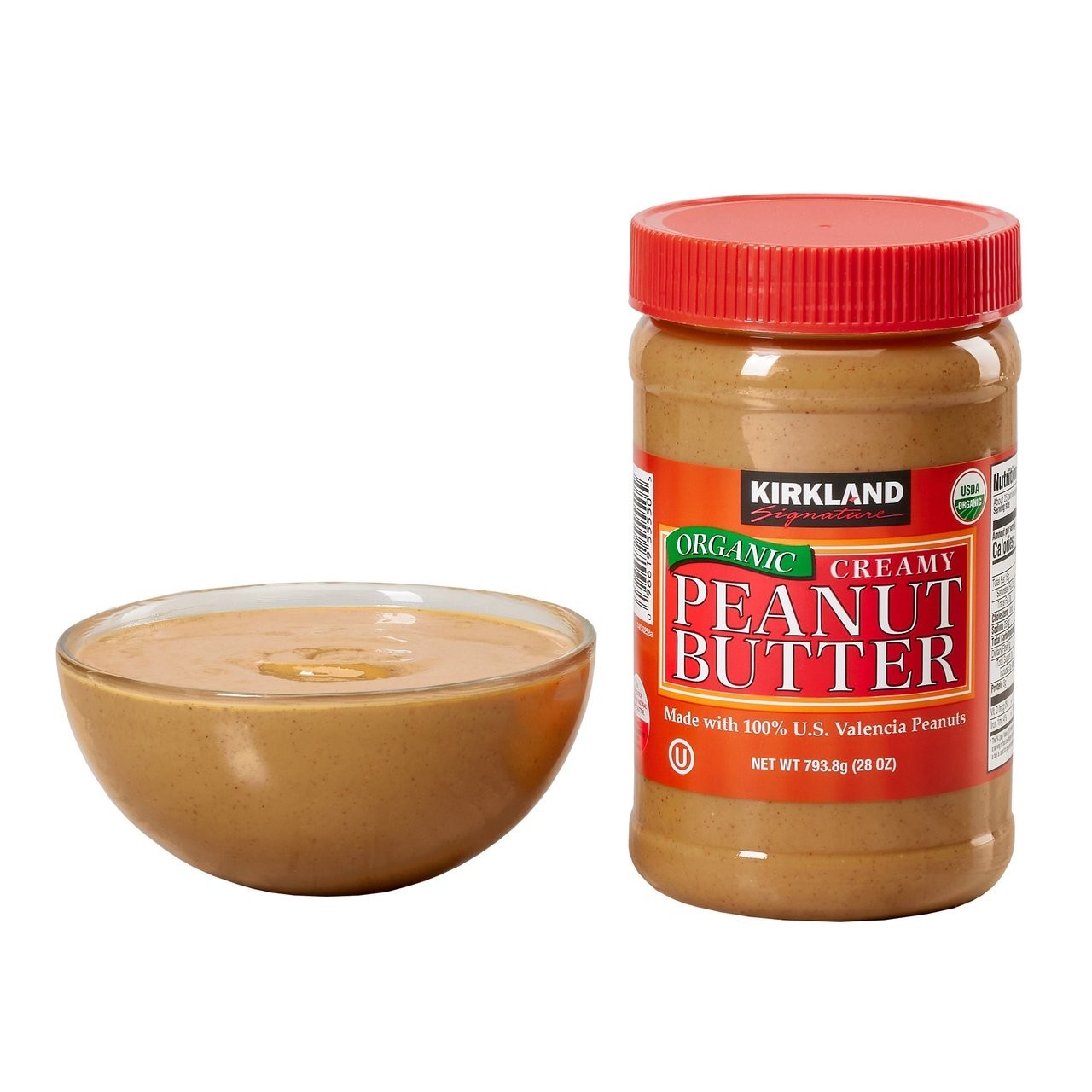 Kirkland Signature Organic Peanut Butter, 28 Ounce (Pack of 2)