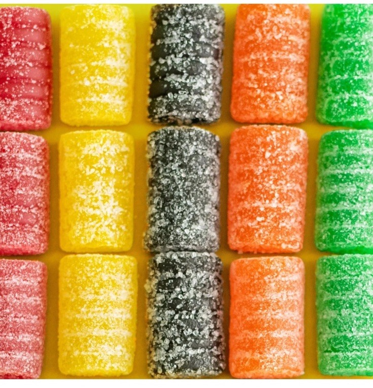 Chuckles Original, Jelly Sugar-Coated Candies, Fruit Flavored Candy,(Pack of 24)