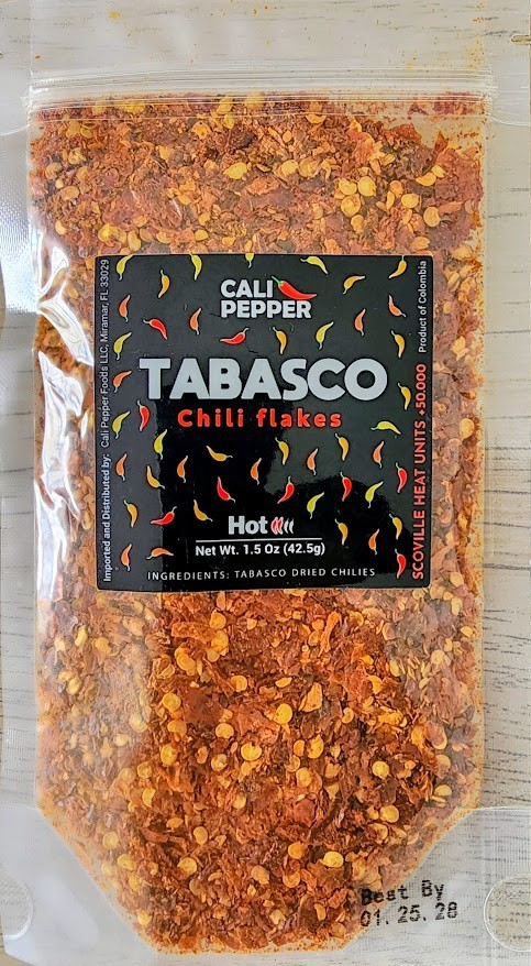 🔥 Premium Tabasco Chili Flakes – Small Batch • Artisan Process • Net Wt. 1.5 oz