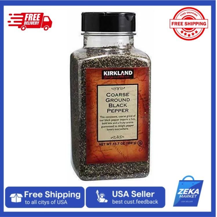 New Kirkland Signature Coarse Ground Black Pepper – Hot Bold Bite, Fruity Aroma