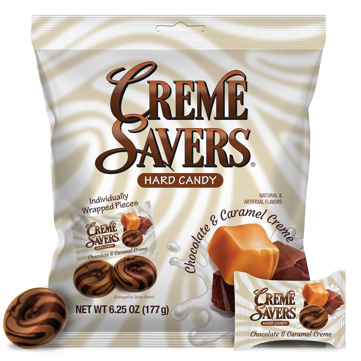 Classic Creme Savers Chocolate & Caramel Candy – Perfect for Sharing | 6.25oz