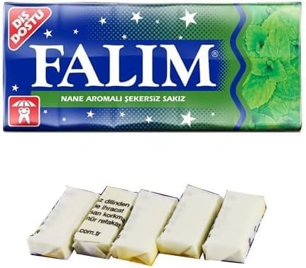 Sugarless Plain Gum Mint Flavoured 20 Pack 100 Pieces