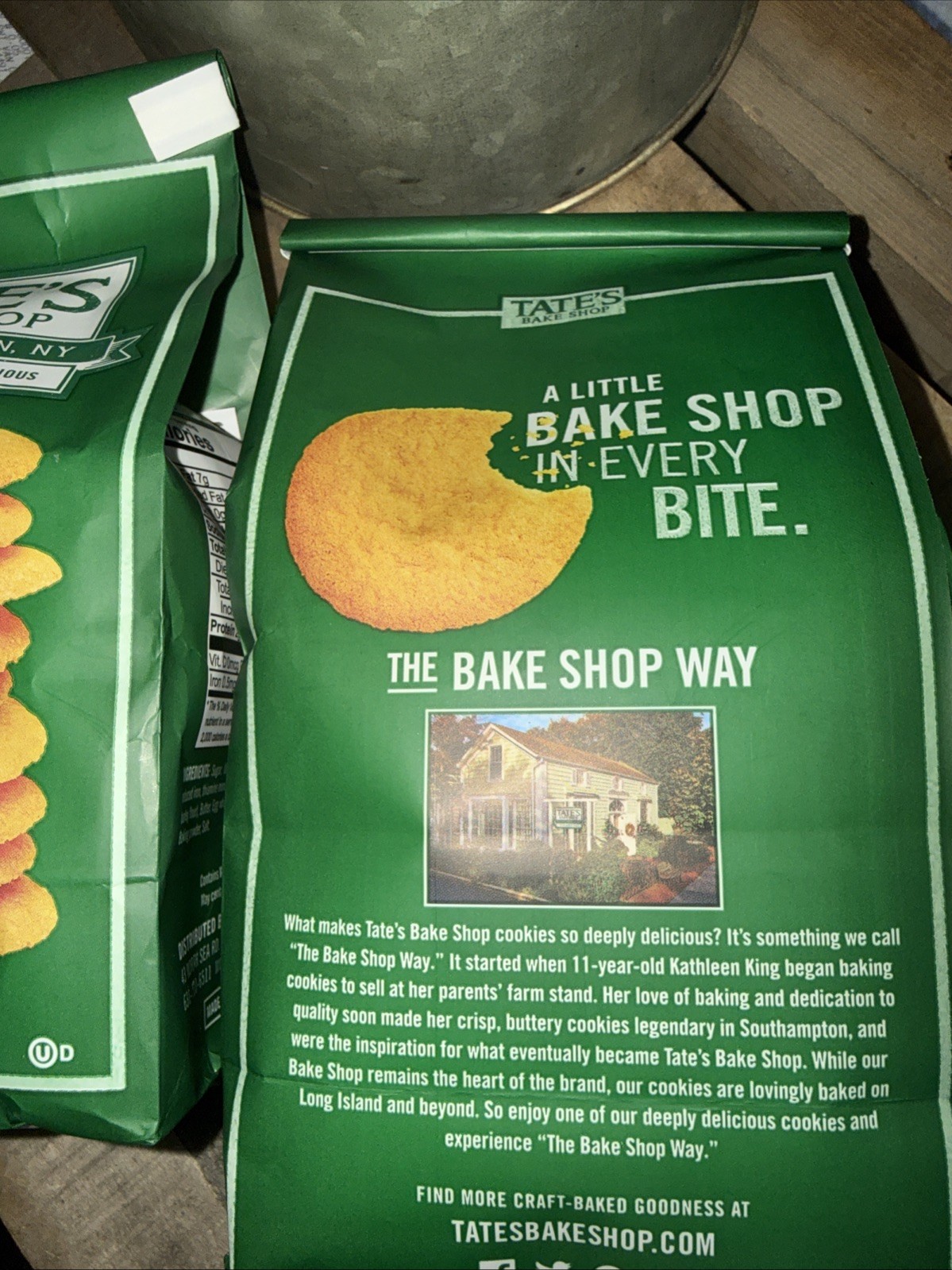 2- Tate’s BAKE SHOP Thin Crispy LEMON COOKIES 7 oz per Bag Exp 8/2026