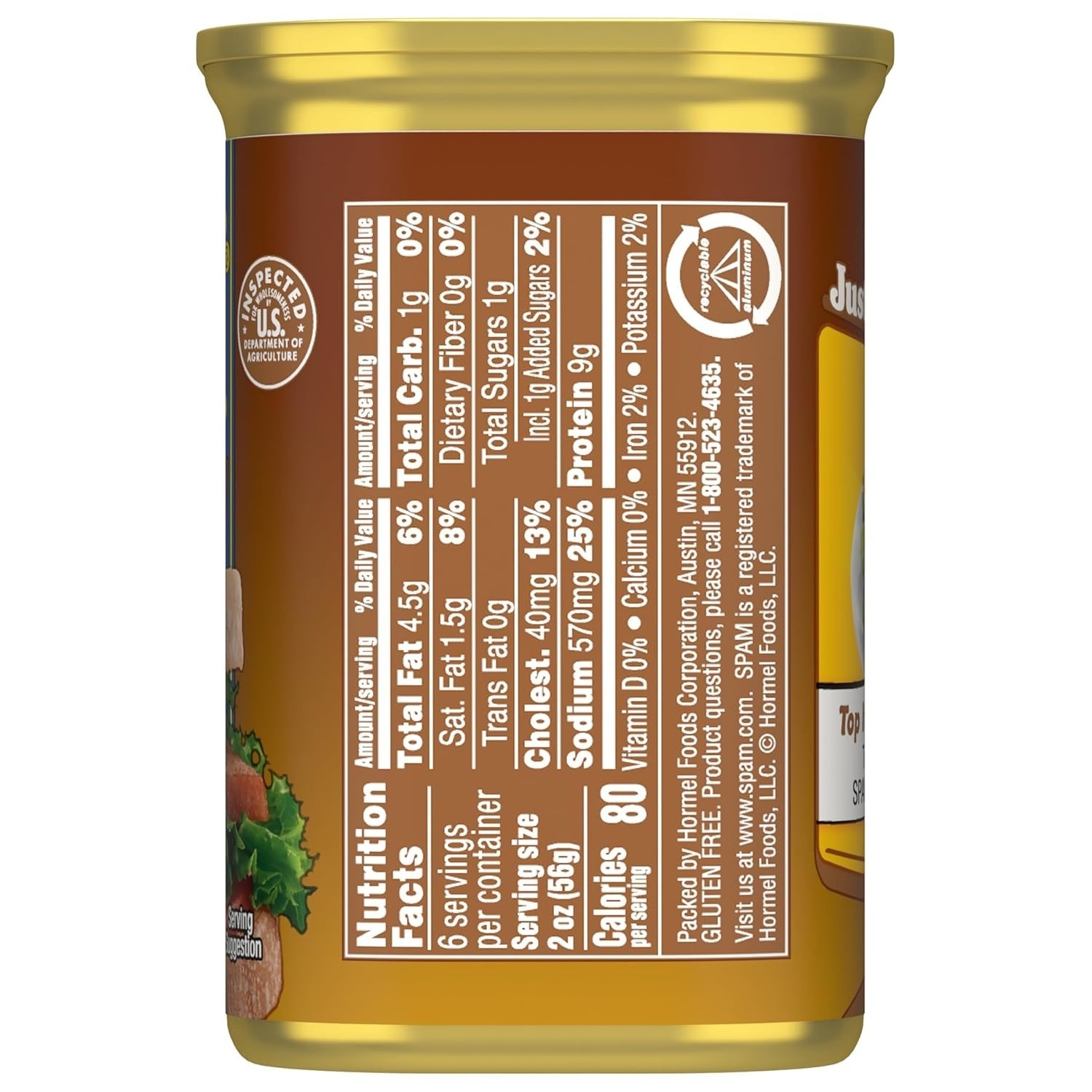 SPAM Oven Roasted Turkey, Canned Meat, 12 oz Can, 12 Pack, Gluten Free, Goodness