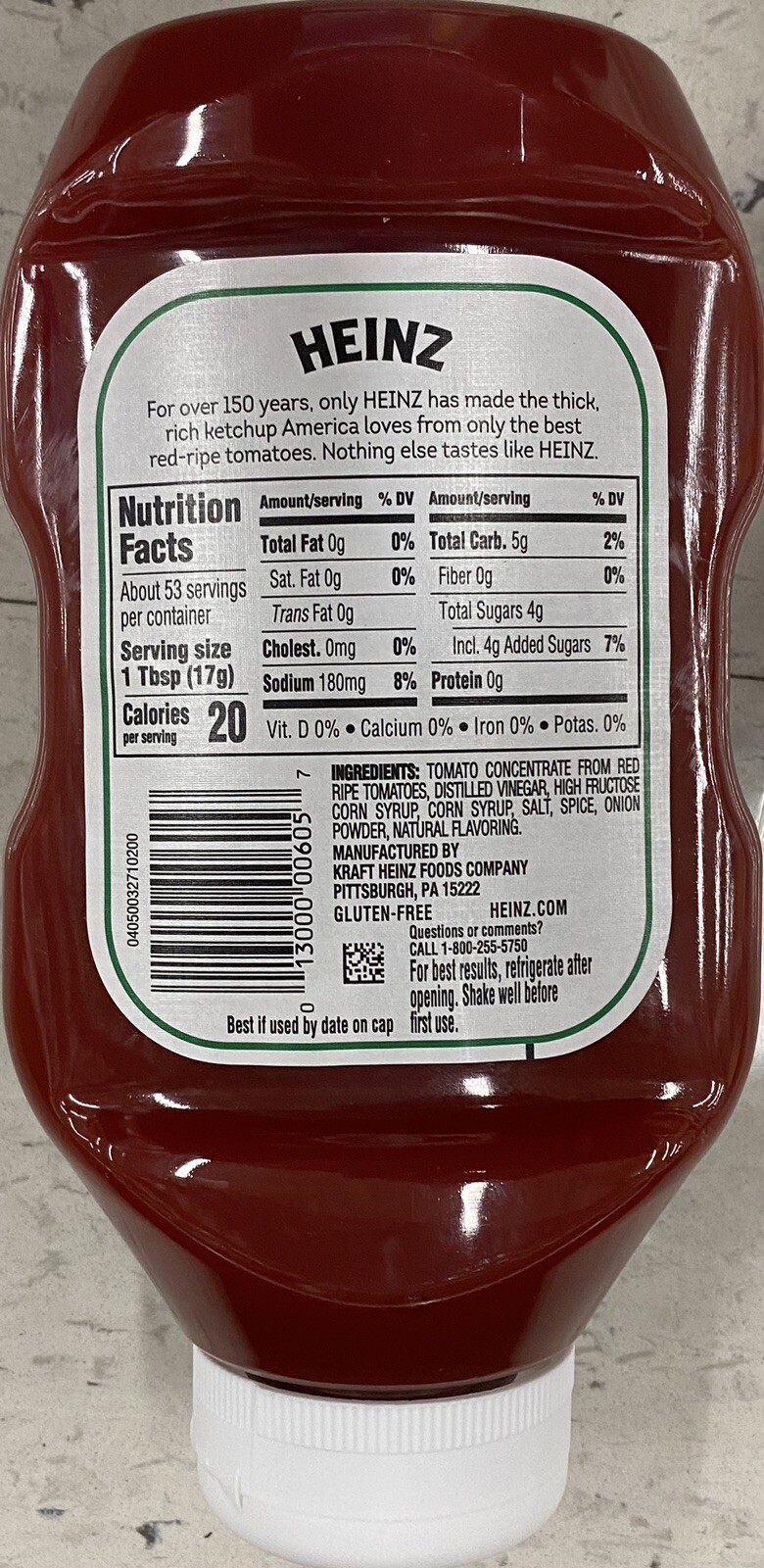 5x Heinz Tomato Ketchup VALUE BULK Size Bottle Tub 32 oz – FREE SHIP – 5 PACK