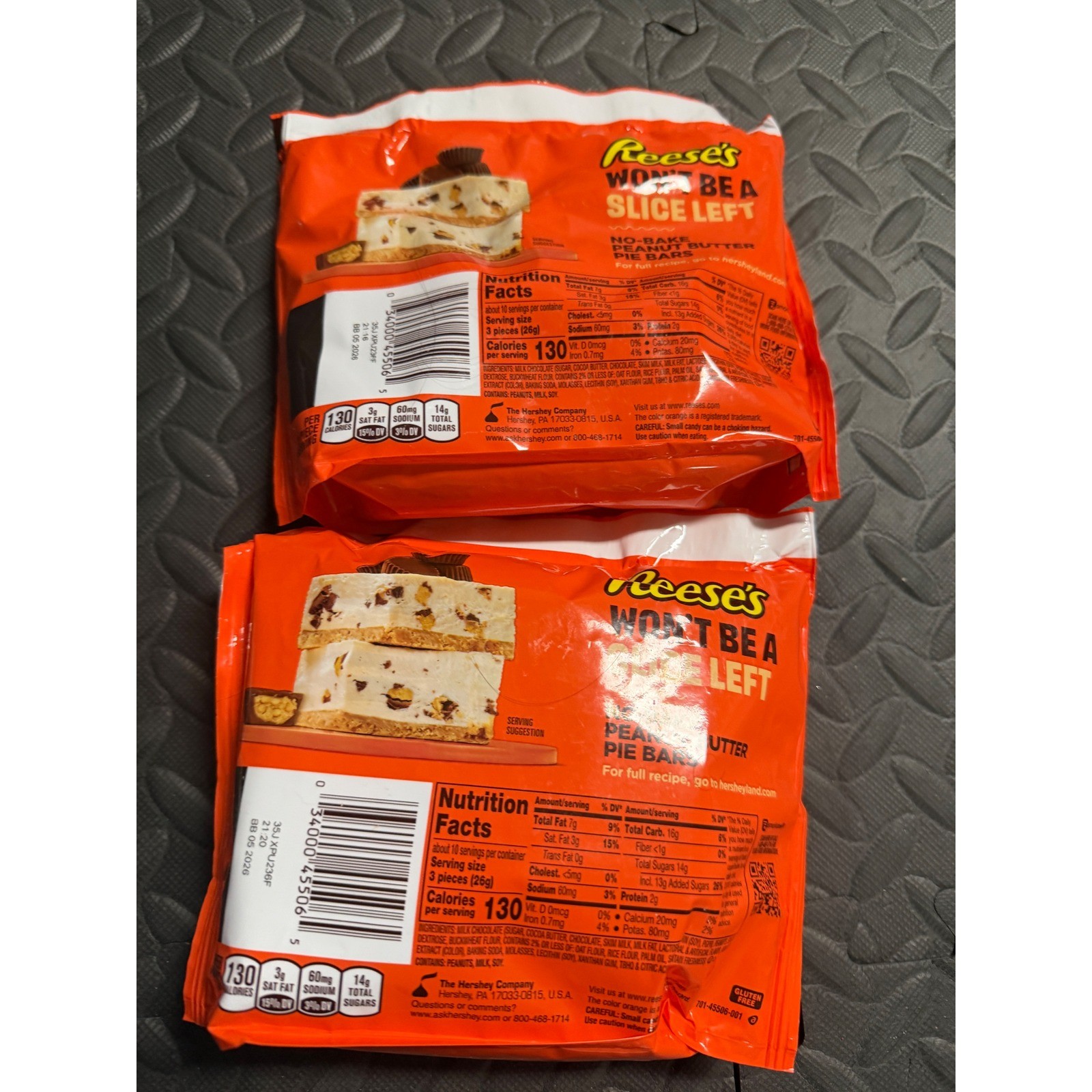 Reese’s Peanut Butter Pie Miniature Cups 2 Pack Share Pack Limited Edition 5/26