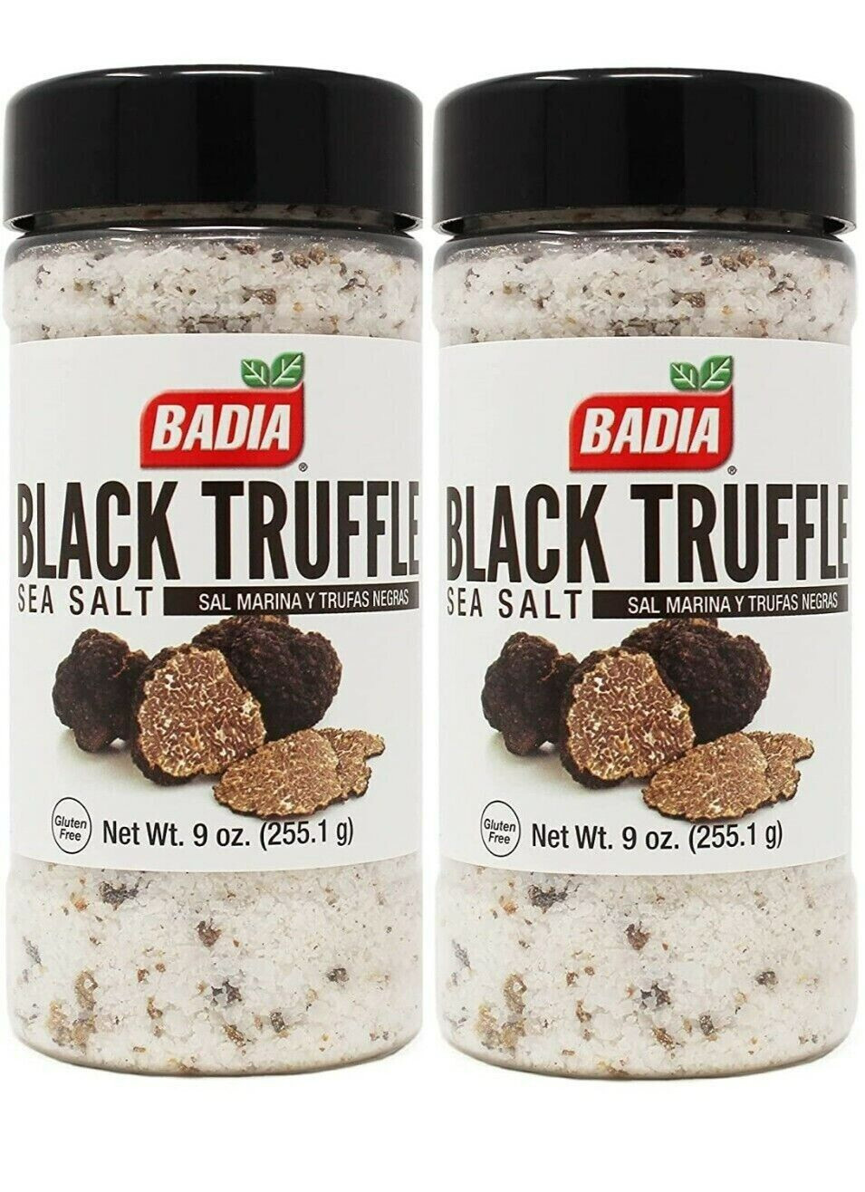 Badia® Black Truffles Sea Salt 9 oz – Sal Marina y Trufas Negras 9 oz (2 Pack)
