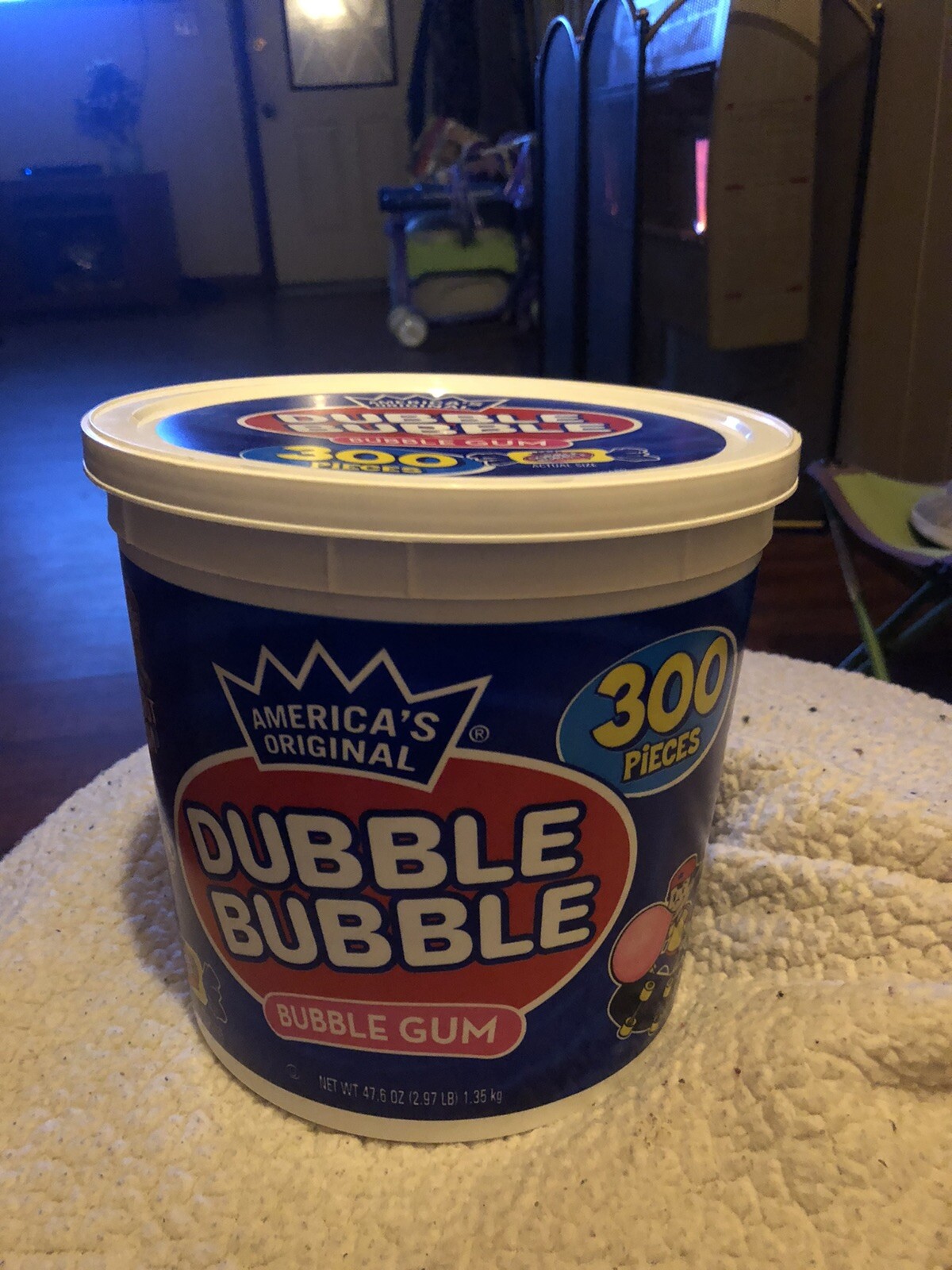 Dubble Bubble Bubble Gum Original Pink 300/Tub 16403