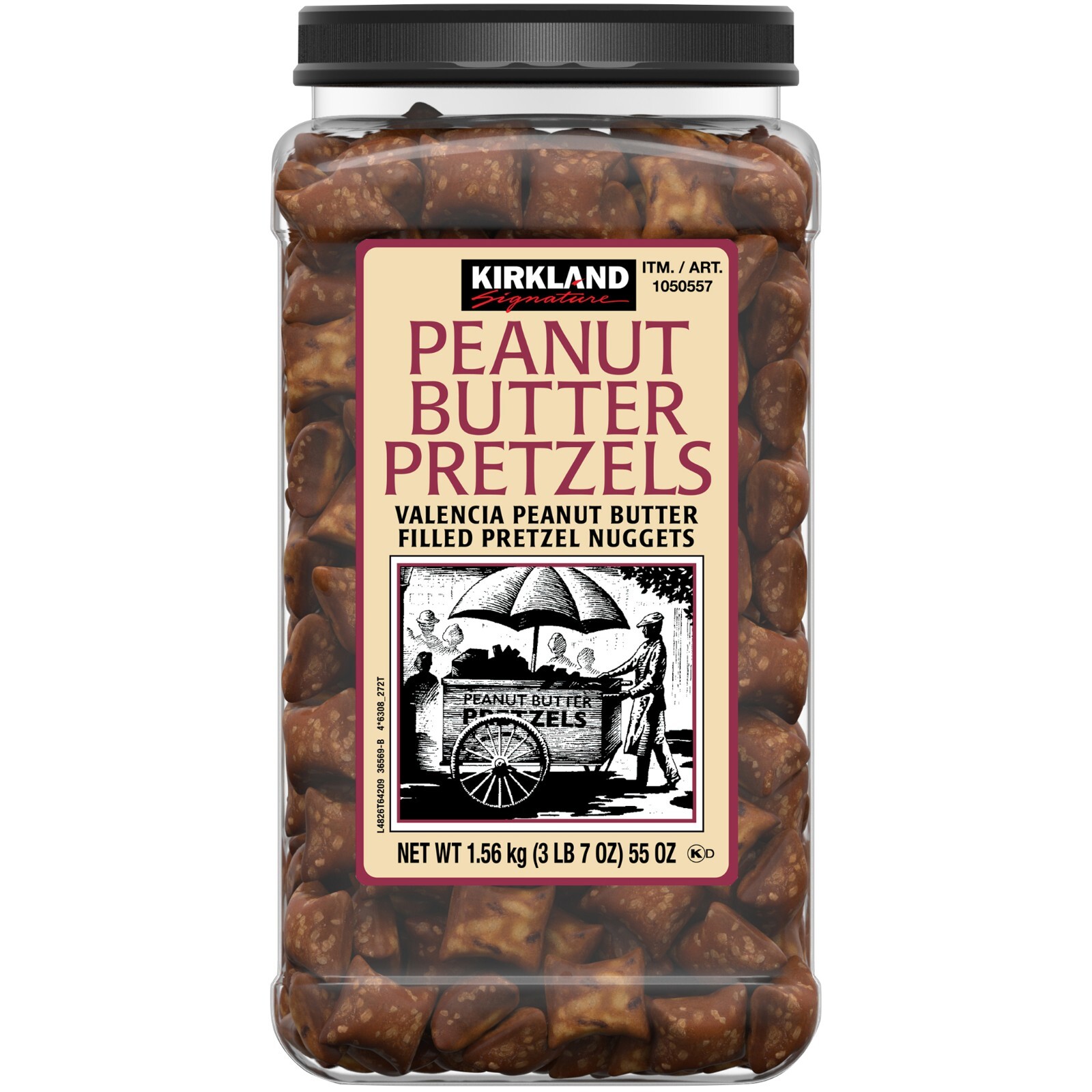 Kirkland Signature Peanut Butter Filled Pretzel Nuggets 55 oz Snack Cracker Food