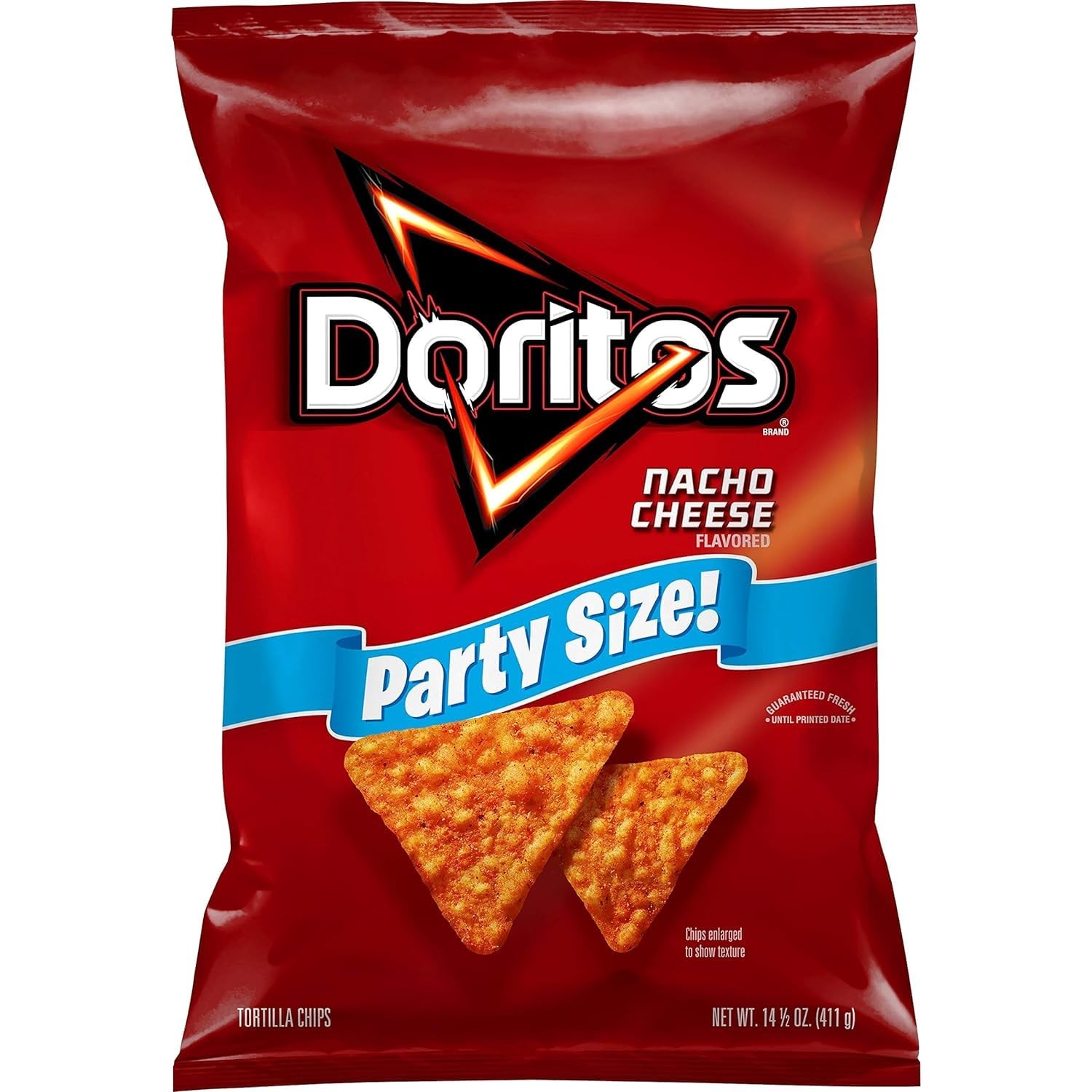Doritos Tortilla Chips, Nacho Cheese Party 14.5 Ounce (Pack of 1)