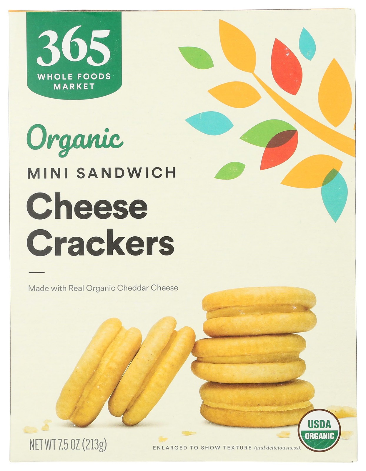 365 by Whole Foods Market, Organic Mini Cheese Sandwich 7.5 Ounce (Pack of 1)