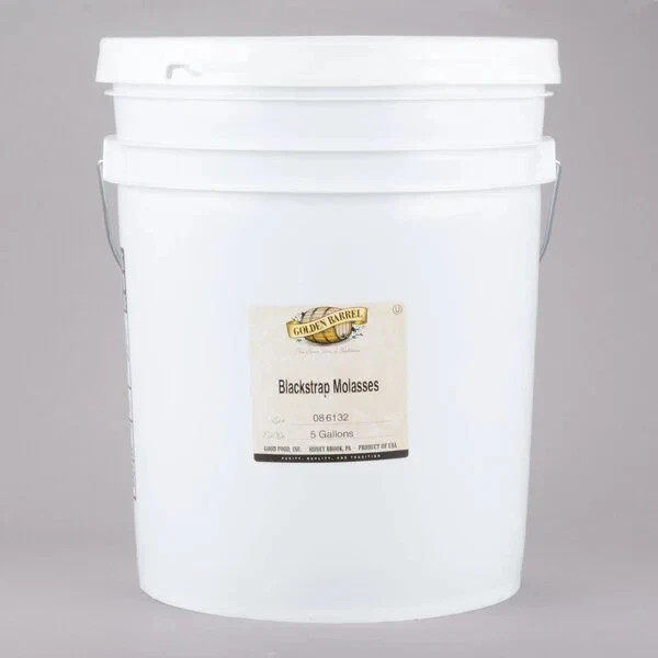 Golden Barrel Sulfur-Free Blackstrap Molasses 5 Gallon Pail Commercial Bulk USA