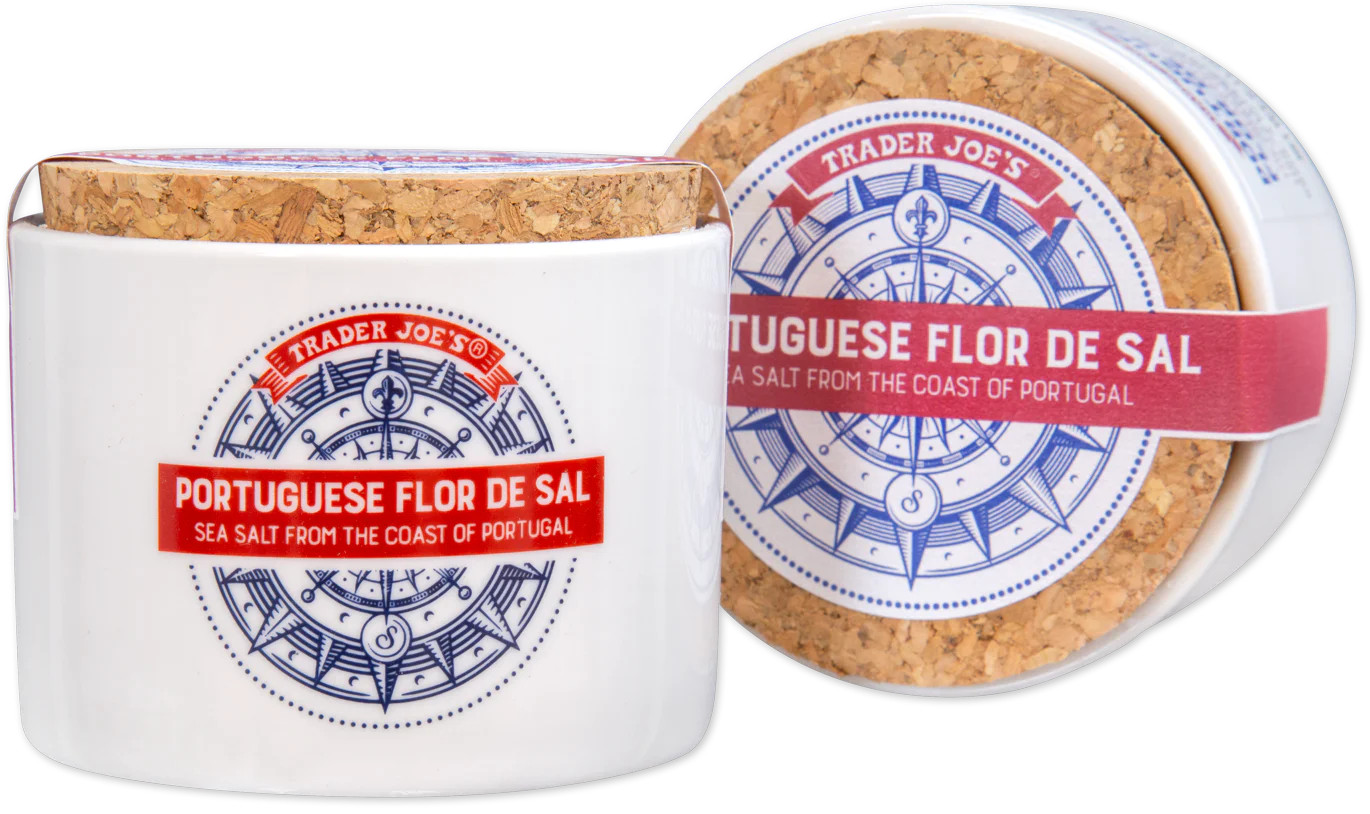 Trader Joe’s Portuguese Flor de Sal 5.11 oz Best by 8/31/30