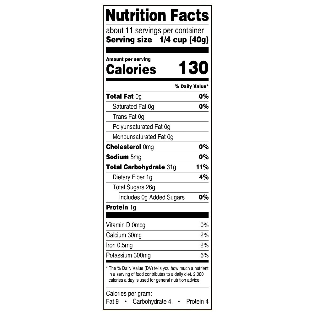 (4 pack) Great Value Seedless Golden Raisins Carton, 15 oz (425g)