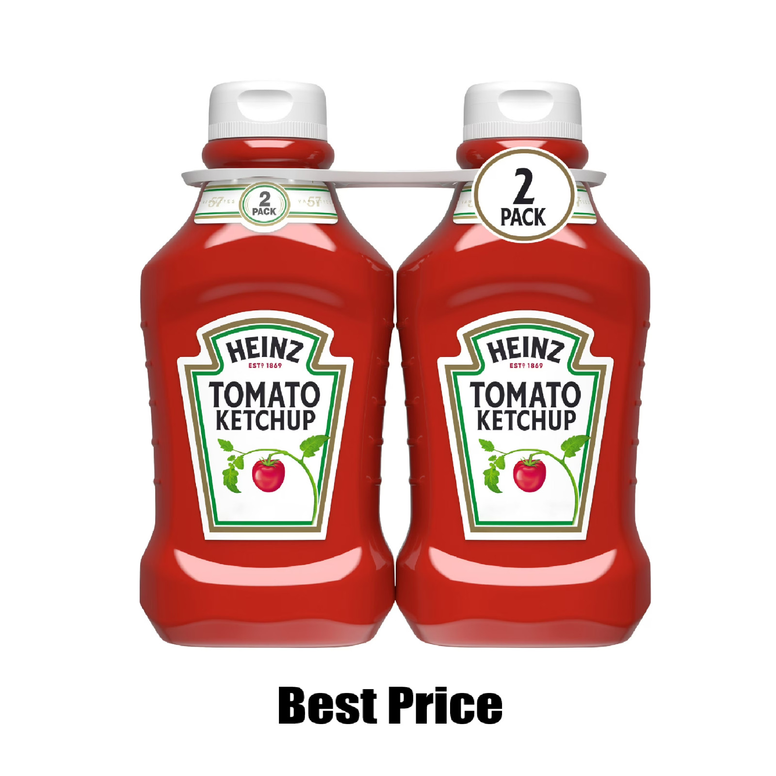 Heinz Tomato Ketchup, 2 ct Pack, 50.5 oz Bottles