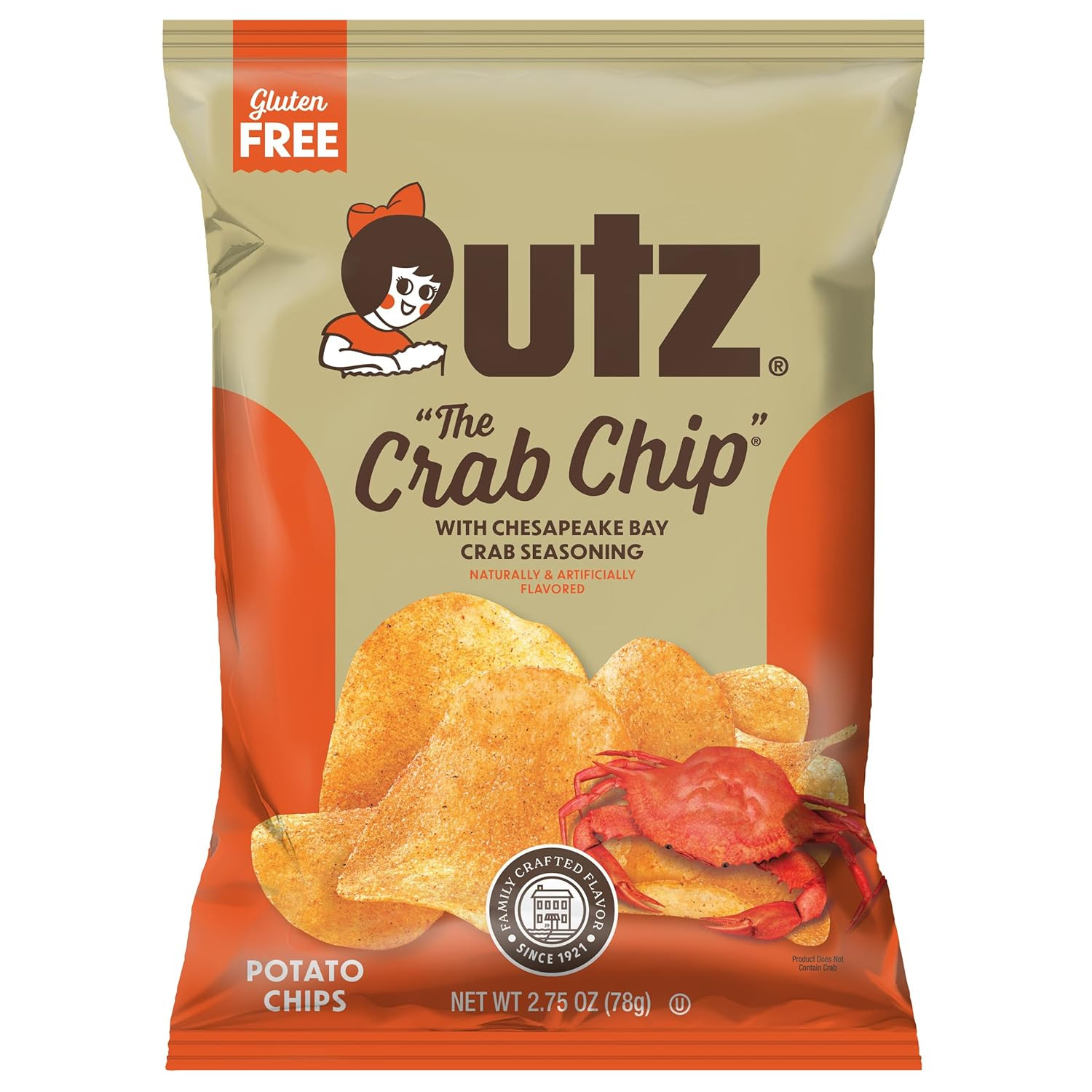 the Crab Chip Potato Chips – 2.75 Oz Bags (14 Count) – Chesapeake Bay-Inspired S