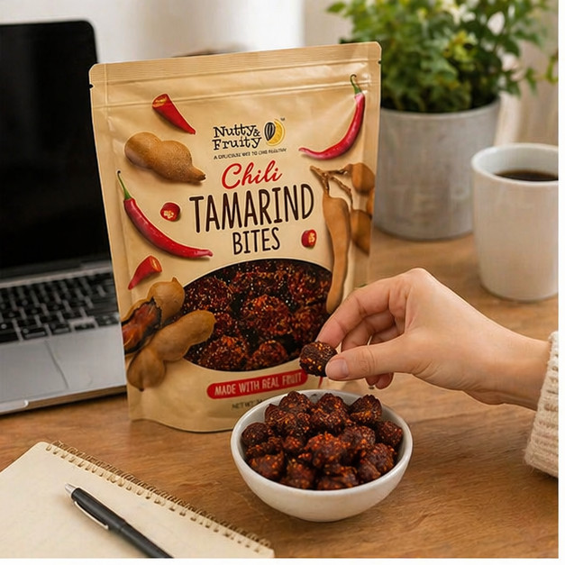 2-PACK Nutty and Fruity Chili Tamarind Bites, 24 Ounce – REAL FRUIT, Gluten Free