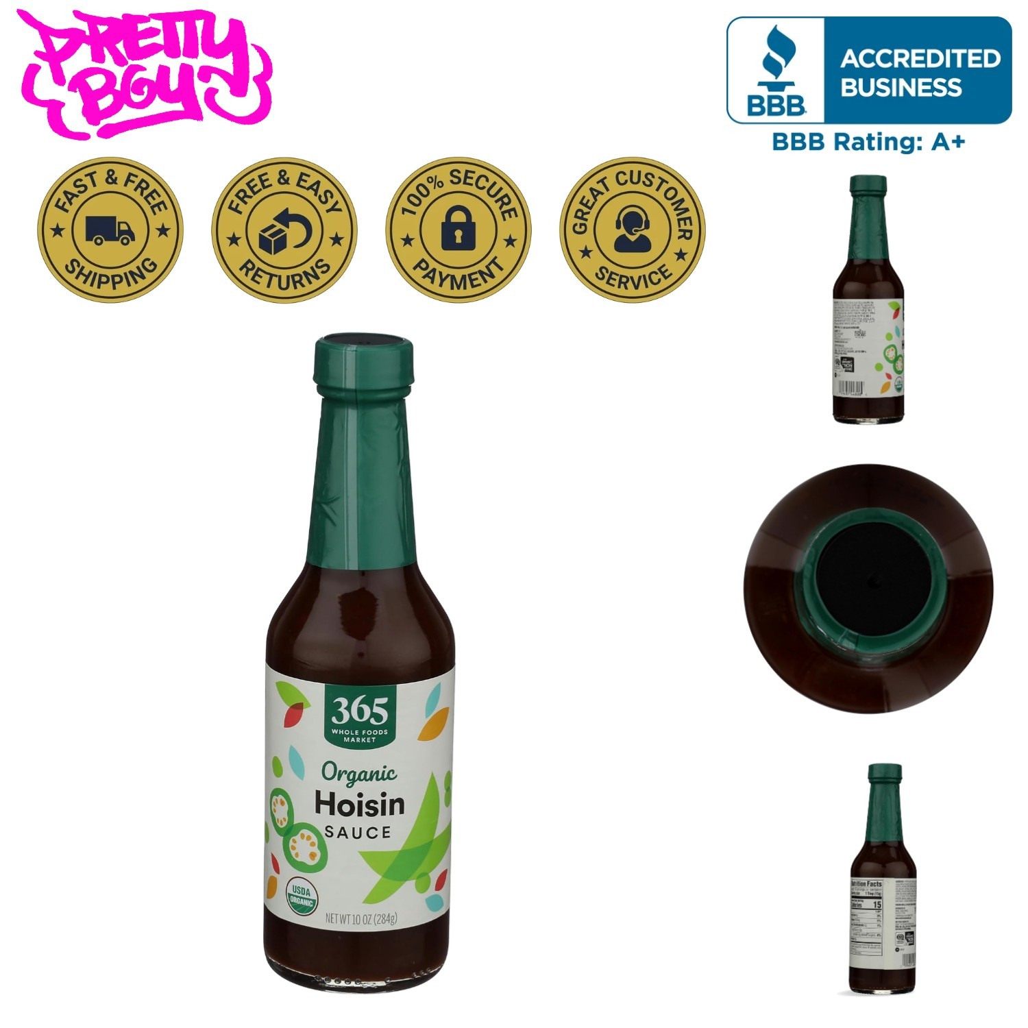 Organic Hoisin Sauce – 10 oz Bottle for Culinary Delights