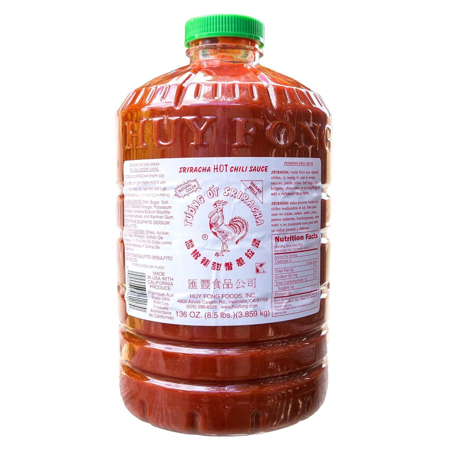 Sriracha, Chile, 8.5 Libras