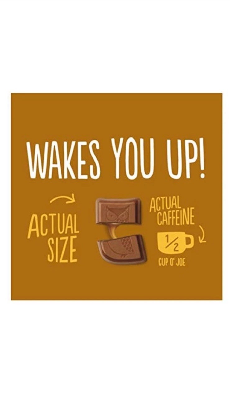 Awake Caffeinated Chocolate Energy Bites, Caramel, 50 Count