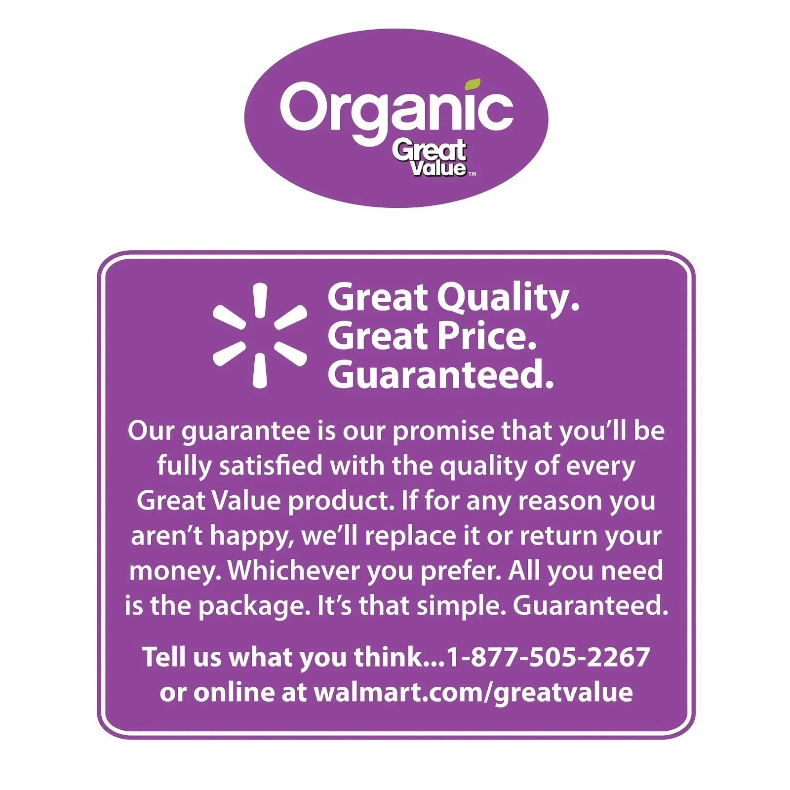 Great Value Organic Ground Flax Seed, 32 oz ,907g.