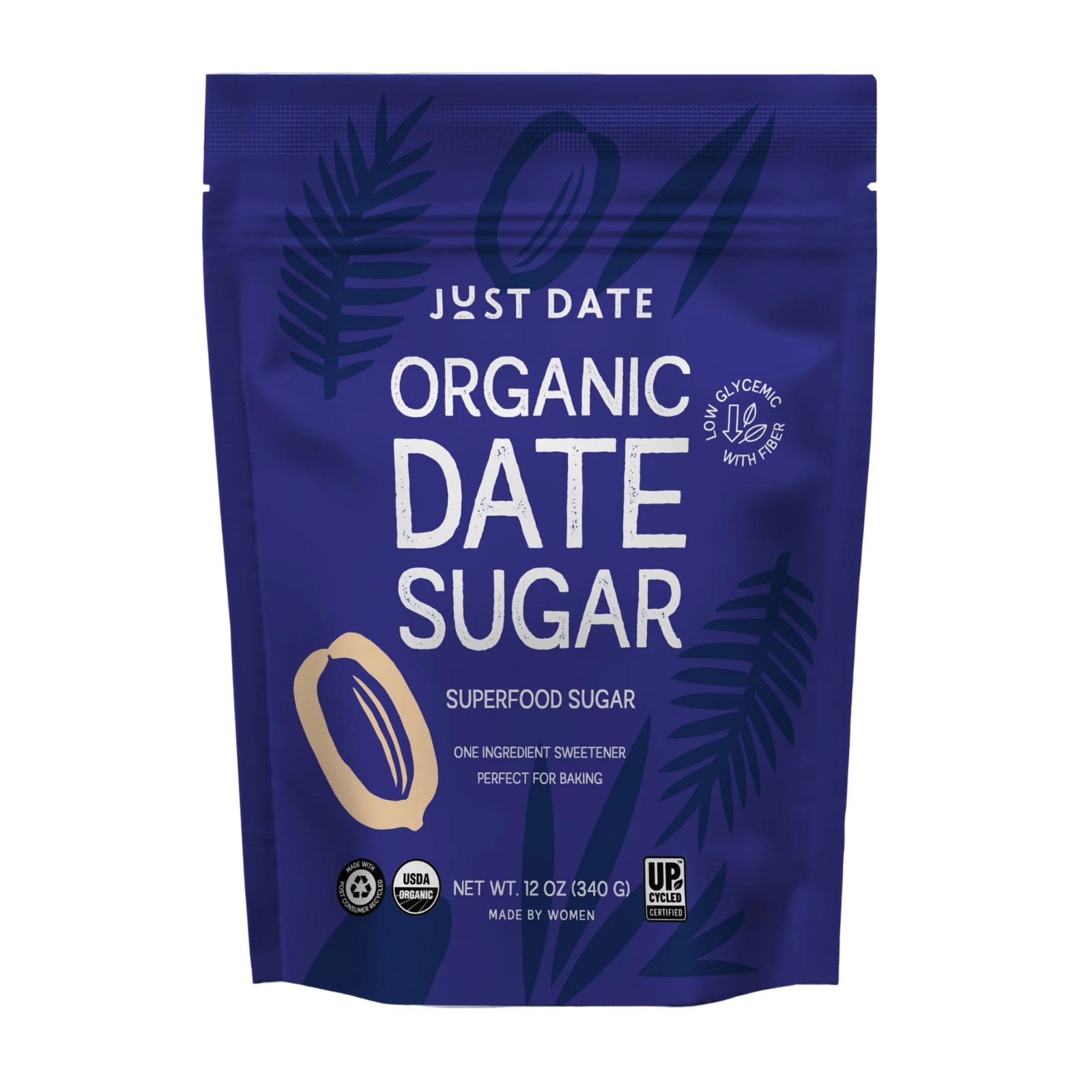 Just Date Organic Sugar Substitute Made From Dates 12 oz