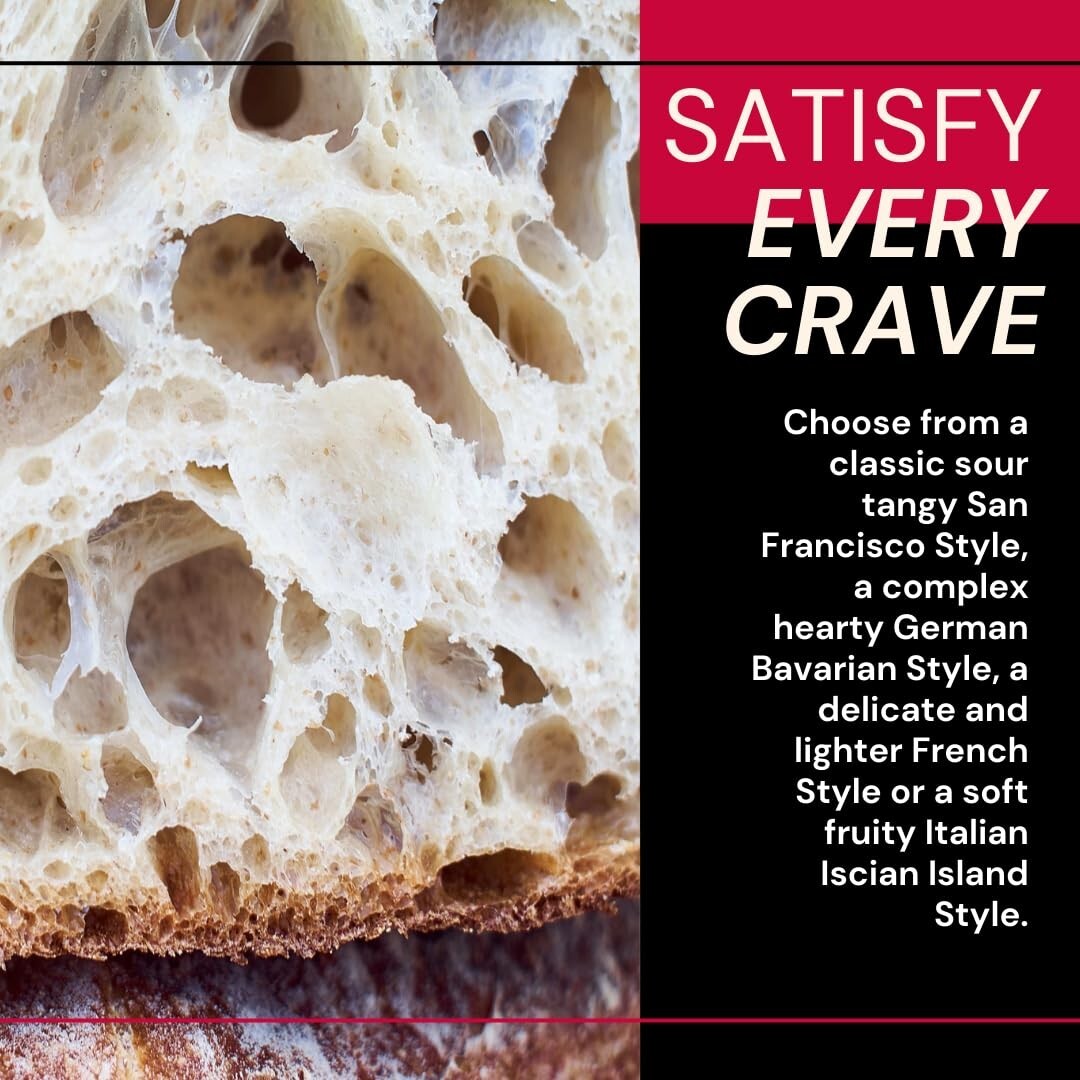 4 Pack Sourdough Starter Variety Pack – Dehydrated Sour Dough – Great Gift Idea.