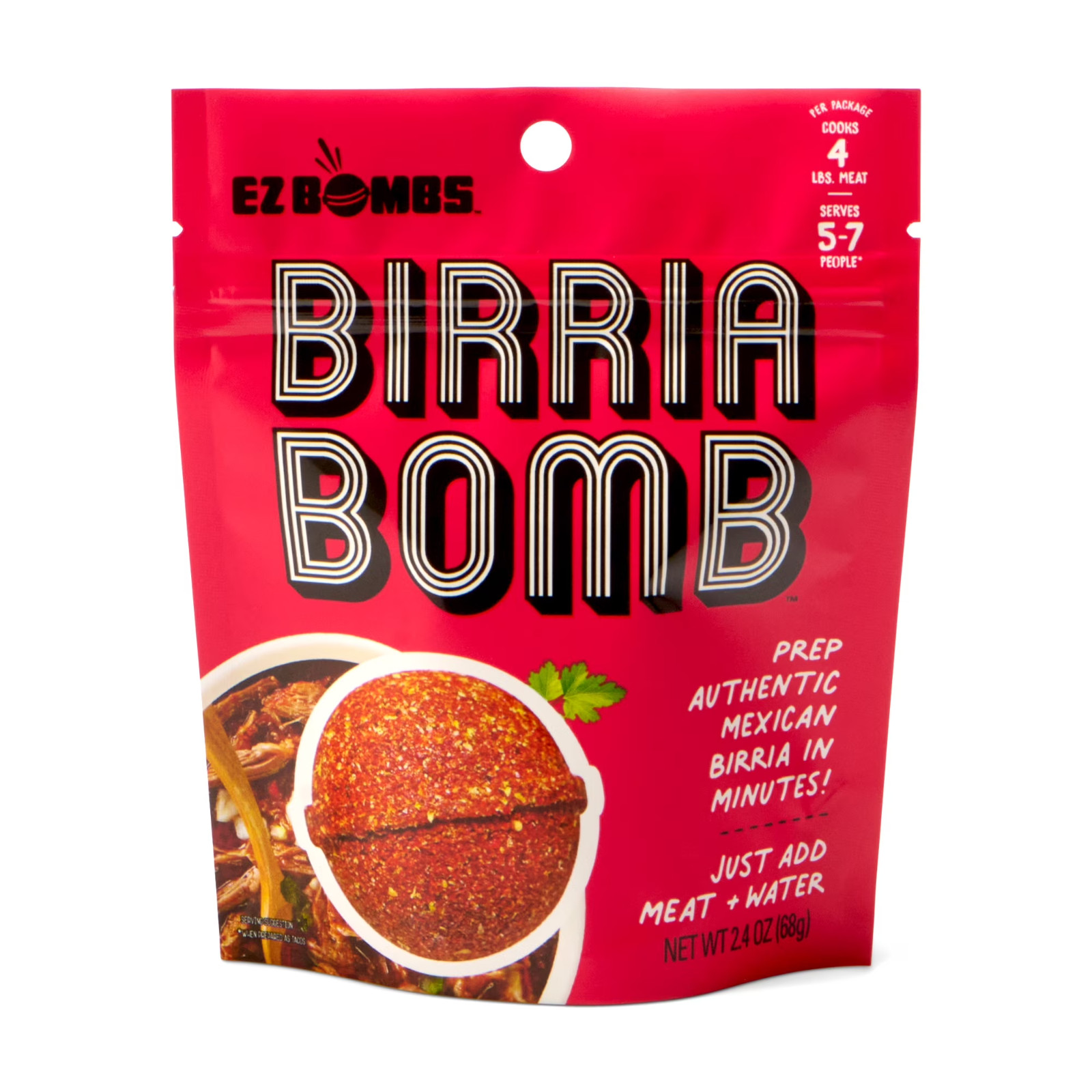 EZ Bombs Birria Bomb Seasoning, 1 Pack – Authentic Mexican Spice Mix for Tacos