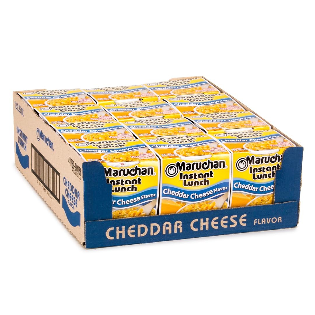 Instant Lunch Ramen Noodles, Cheddar Cheese Flavor – JapaneseStyle Instant No…