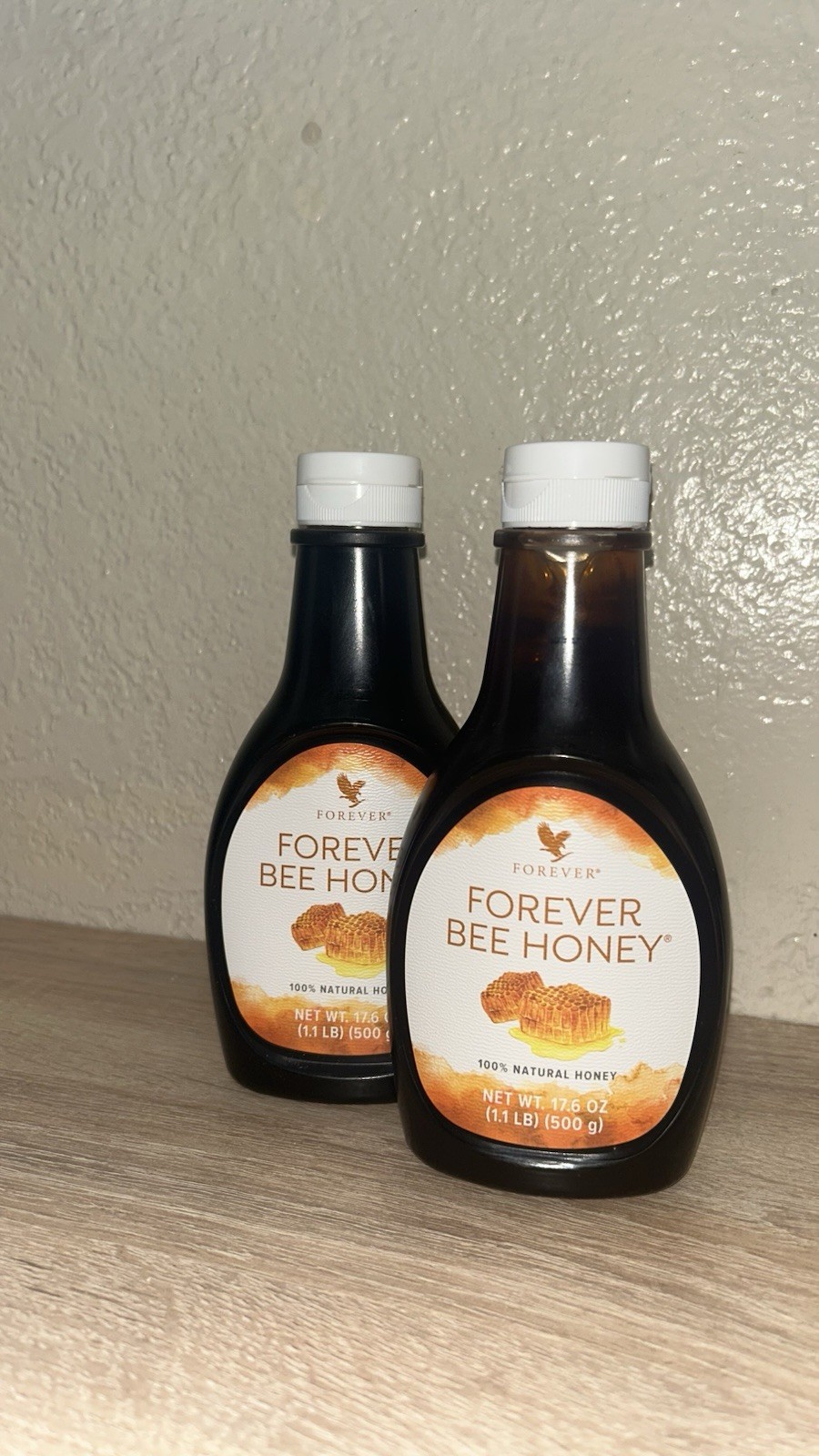 Forever Living Bee Honey 2 Bottles, Natural, Kosher/Halal